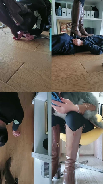 【咩主】白领长靴办公室调狗