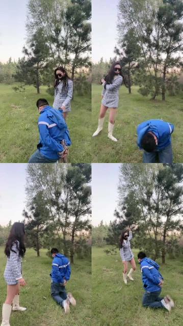 【妆主大大】御姐范户外虐打