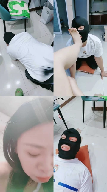 【奶糖】滚轮虐/脚插嘴/丝袜塞嘴/裸足恋足舔