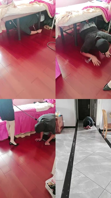 【美容院】囚禁美容床底下虐/高跟肉丝踩虐