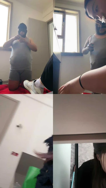 【豆宝】喂洗脚水/舔小白鞋白袜/骑狗背/深喉