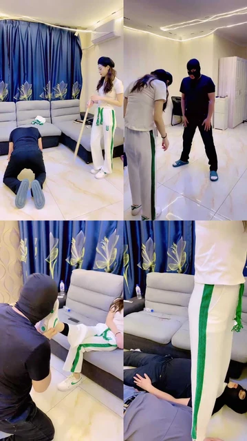 【冷鸢大大】运动鞋白棉袜踩踏-重度踢踹-棒子鞭打