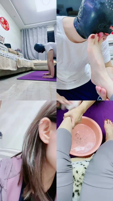 【女主八月】鞭打/闻超臭棉袜/品尝裸足/物化脚垫