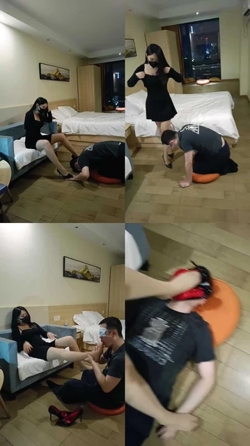 【梵高】白领S-高跟踩踏/清理脏鞋/骑马【双视角】