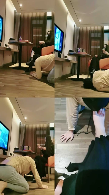 【猫神大人】黑短靴御姐蹂躏