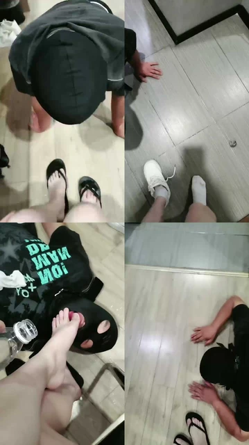 【丝丝女王】白棉袜裸足的诱惑