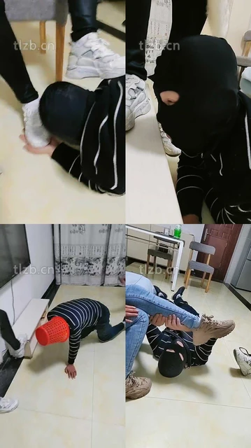 【广东迪迪】双S-脏运动鞋踩虐舔/垃圾桶套头【双视角版】