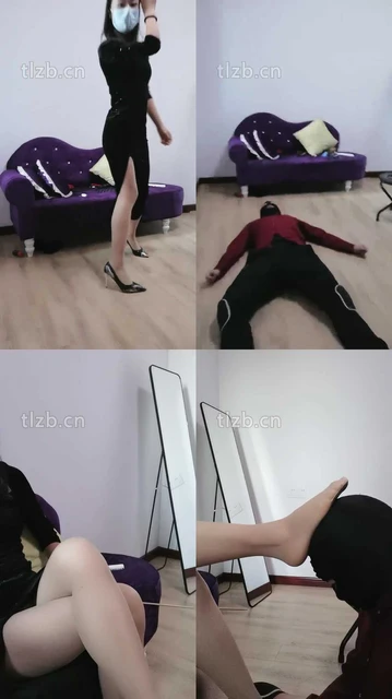 【凌儿女神】转胯爬行/藤条鞭打/踩踏碾压