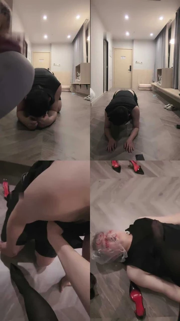 【爱神】高跟踩踏碾压/提档/掐乳/袋子套头窒息