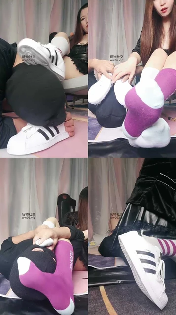 【美柠】啦啦队女神S-原味棉袜辱