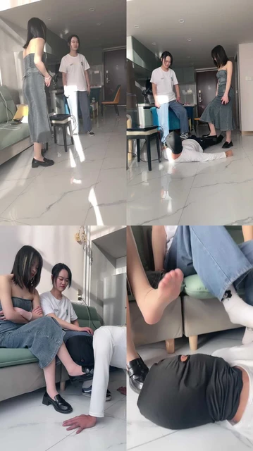 【阿昆】双S肉丝棉袜踩/气味羞辱