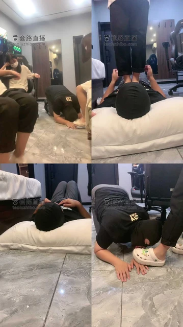 【精神小妹】欣素人尝试踩/深喉