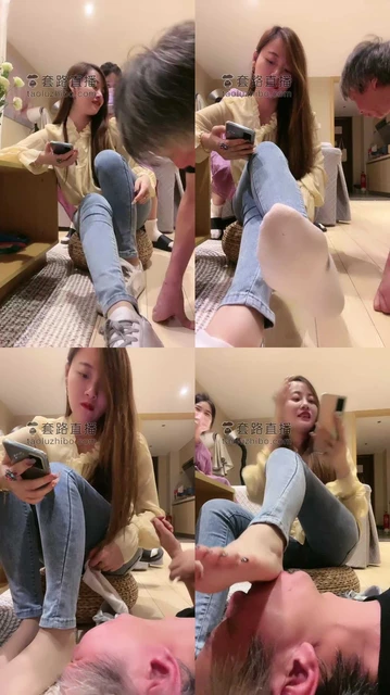 【一嬛女王】当着素人的面羞辱老狗