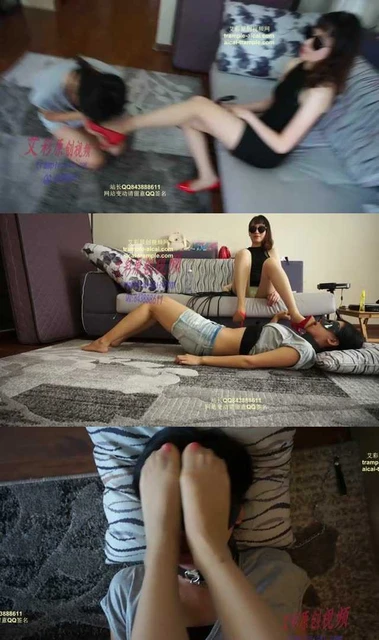 【小妮女主】高贵女主丝袜高跟调教小贱母狗