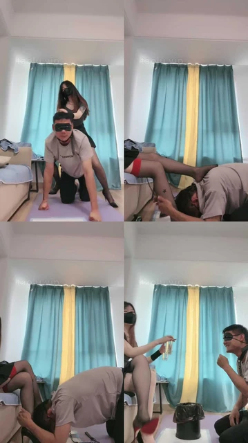 【不期而遇】黑丝高跟S-挑战圣水失败的废物