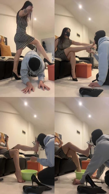 【黛帝】伺候大学生S-按头赏赐洗脚水/训练狗舌