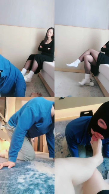 【伊柔】御姐S-鞭打/脏鞋白棉袜踩虐/袜子塞嘴/骑马