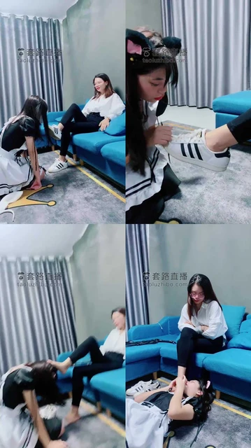 【婷婷】双脚原味白袜首调女奴