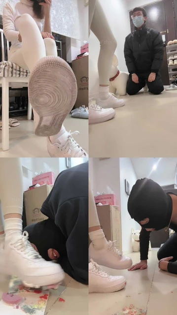 【苒溪】空军一号白棉袜-踩虐家奴