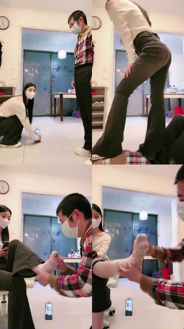 【罗宾】当着他儿子的面虐老头