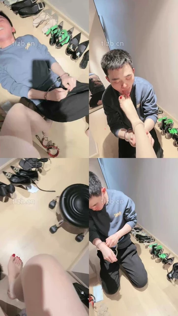 【时安】肉丝脚狂舔/踩踏碾压/手铐捆绑