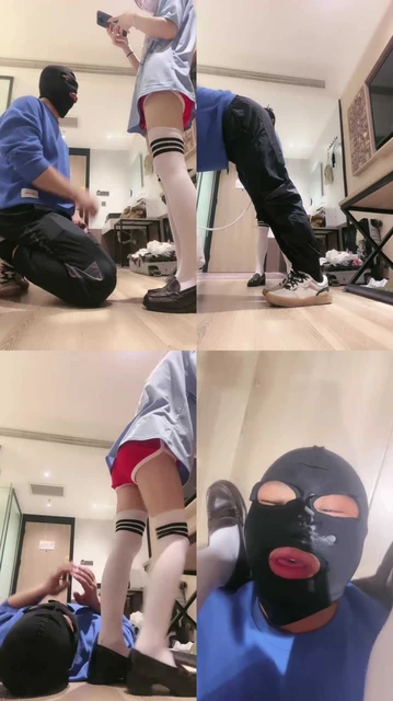 【子衿大大】白丝萝莉主踩虐-狂抽耳光