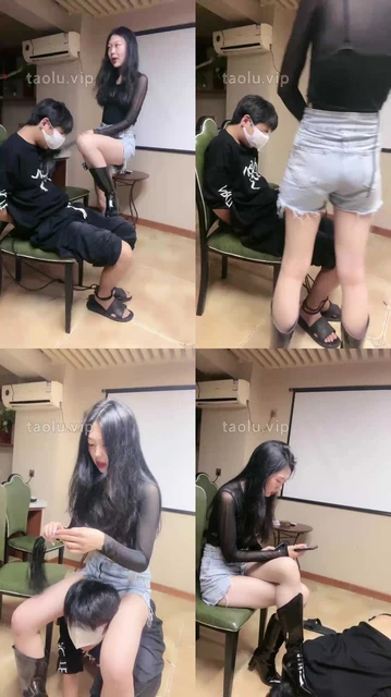 【佳佳】表哥偷情被抓【上】-长靴踩/鞭打/捆绑/耳光