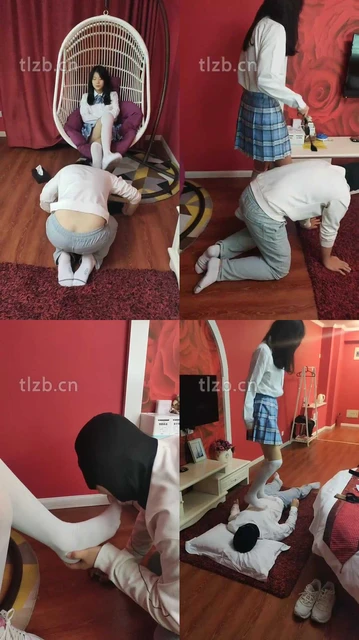 【小琪琪】JK小姐姐-舔小白鞋白丝-骑马