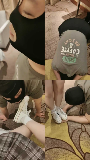 【青岛00后大学生】强迫吃byt/踩狗爪/跪舔帆布鞋白袜【完整版】