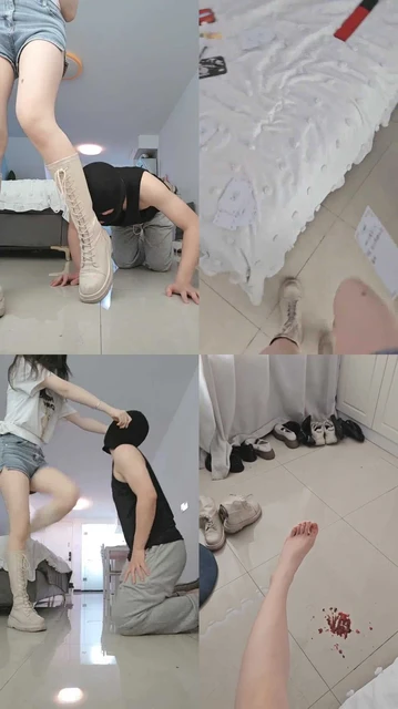 【yukis】跪舔脏鞋/长靴踩虐/抽牌惩罚/全体重踩踏/脚喂食
