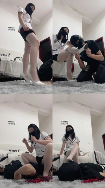 【漫音】跪舔高跟白丝/鞭打/踩踏虐乳【双视角版】