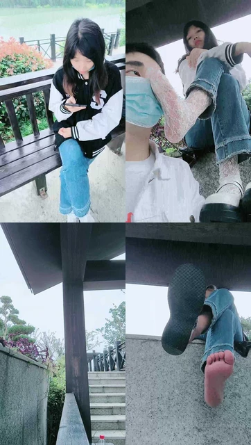【可可黎黎子】户外-学生S-近距离恋足舔
