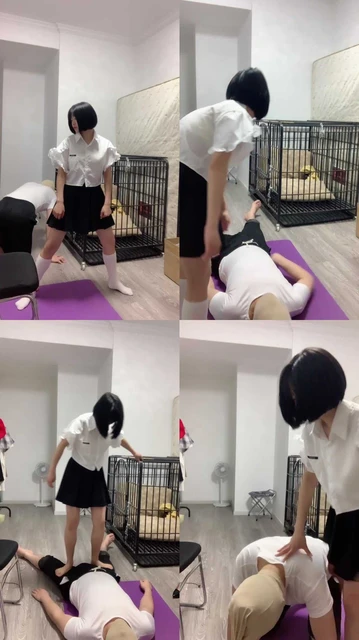 【乔颖】白丝学生主-踩踏/骑马/提档