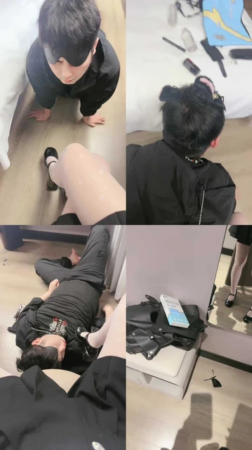 【知世】口球塞嘴/镜前羞辱/皮鞋白丝虐