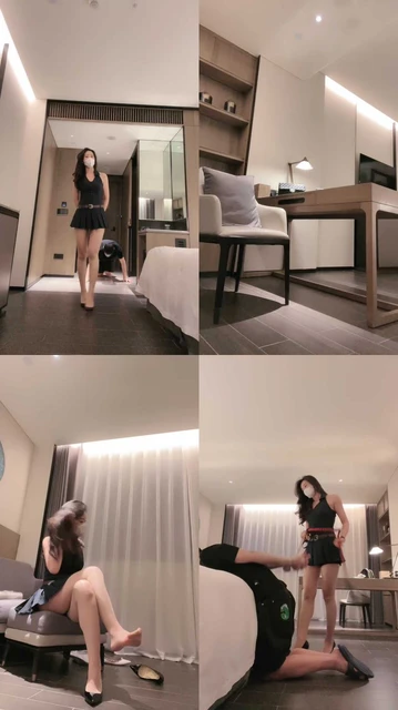 【禾未】保鲜膜裹头窒息/重度鞭打/高跟美腿踩/踢踹