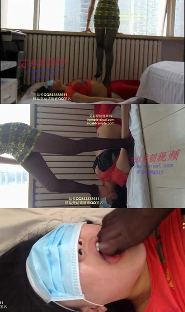 【小妮女主】黑丝践踏调教母狗