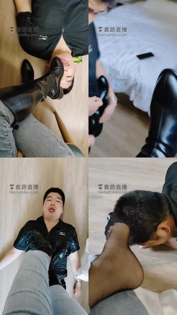 【辣妹S】靴子诱惑踩踏贱狗