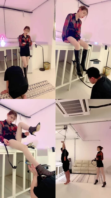 【宇婉莹】圈养犬化-高跟靴tj/耳光/口水吐脸【下】