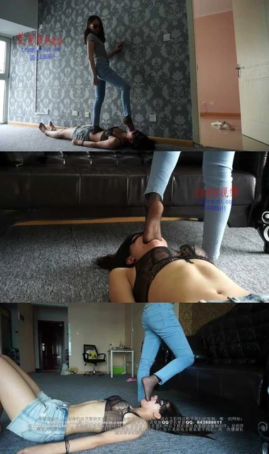 【小妮女主】原味黑短丝插嘴深喉，牛仔裤.