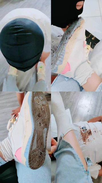 【萌宝儿】脚踩各种食物喂食/舔鞋底和地板