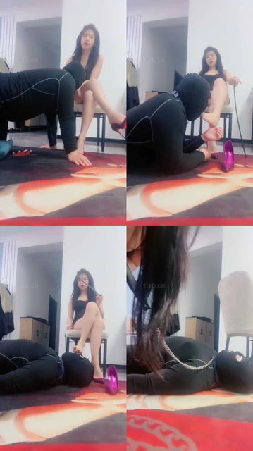 【芷镜小主】跪舔高跟美腿/脚插嘴/鞭打