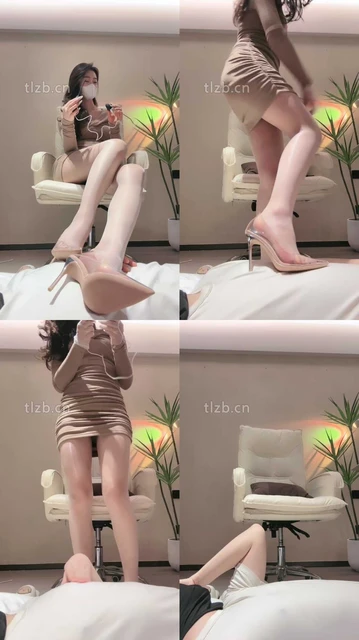 【禾未】模特S-高跟丝袜美腿踩贱奴