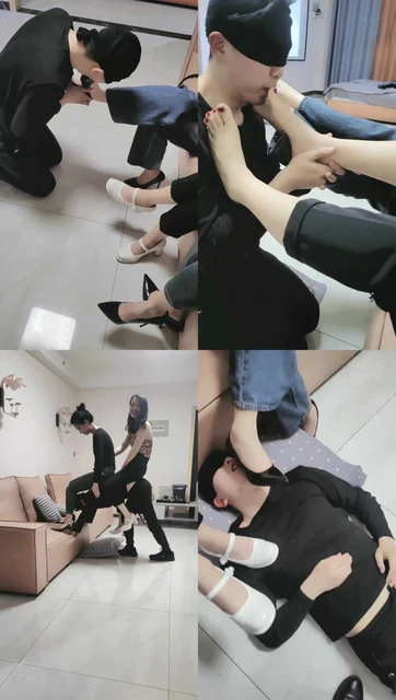 【萝卜】3素人S-轮流舔脏鞋/抽耳光/揪耳朵/骑马踩踏