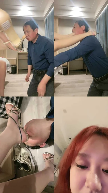 【茶茶】高跟裸足舔/耳光抽/鞋底踩/插嘴