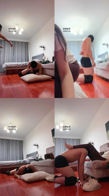 【缈缈】小白鞋白袜踢踹踩踏/坐脸窒息