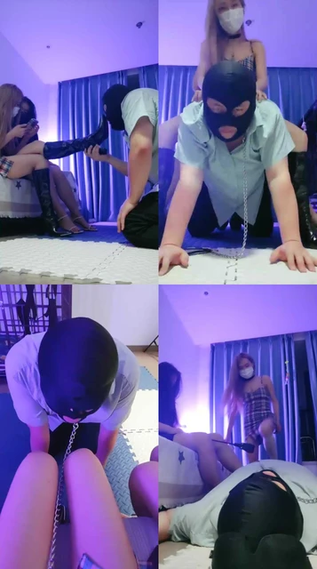 【喵酱紫】双S暴虐奴-骑马转胯/坐脸深喉/靴子除臭/耳光游戏