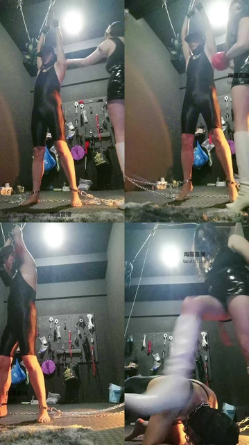 【南京月神】月神深夜吊绑拳打鞭踢电击