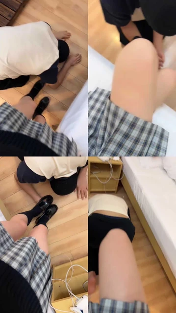 【supp】JK学生主-皮鞋黑袜踩贱奴