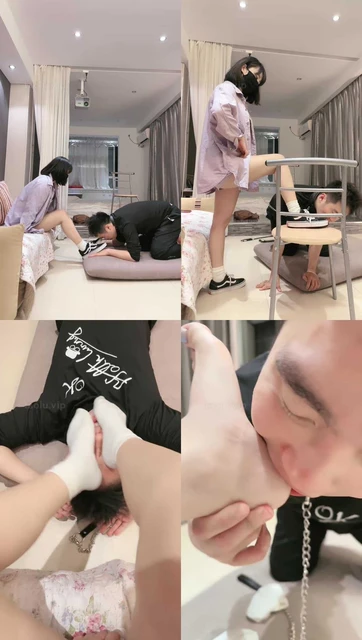 【鱼糯糯】运动后原味鞋袜闻舔/全体重踩踏