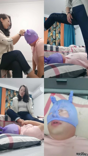 【冷御】全体重踩脖/耳光/浓痰/脚虐乳